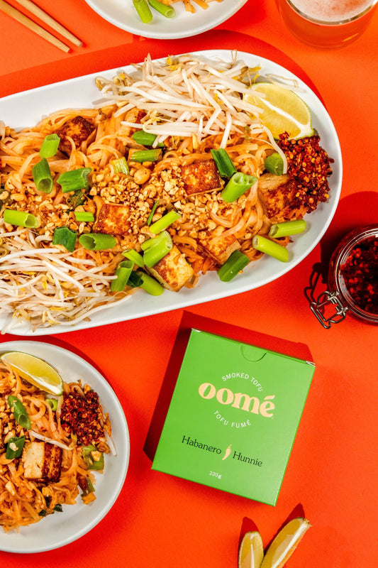 Habby Hunnie Smoked Tofu Pad Thai