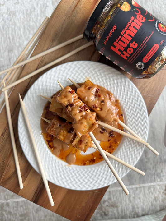 oomé Smoked Tofu Peanut Satays