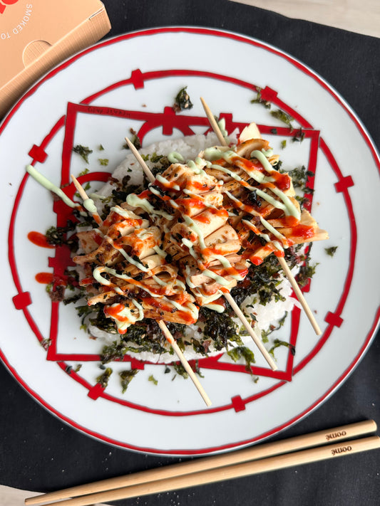 Smoked Tofu Japanese Style Gyros