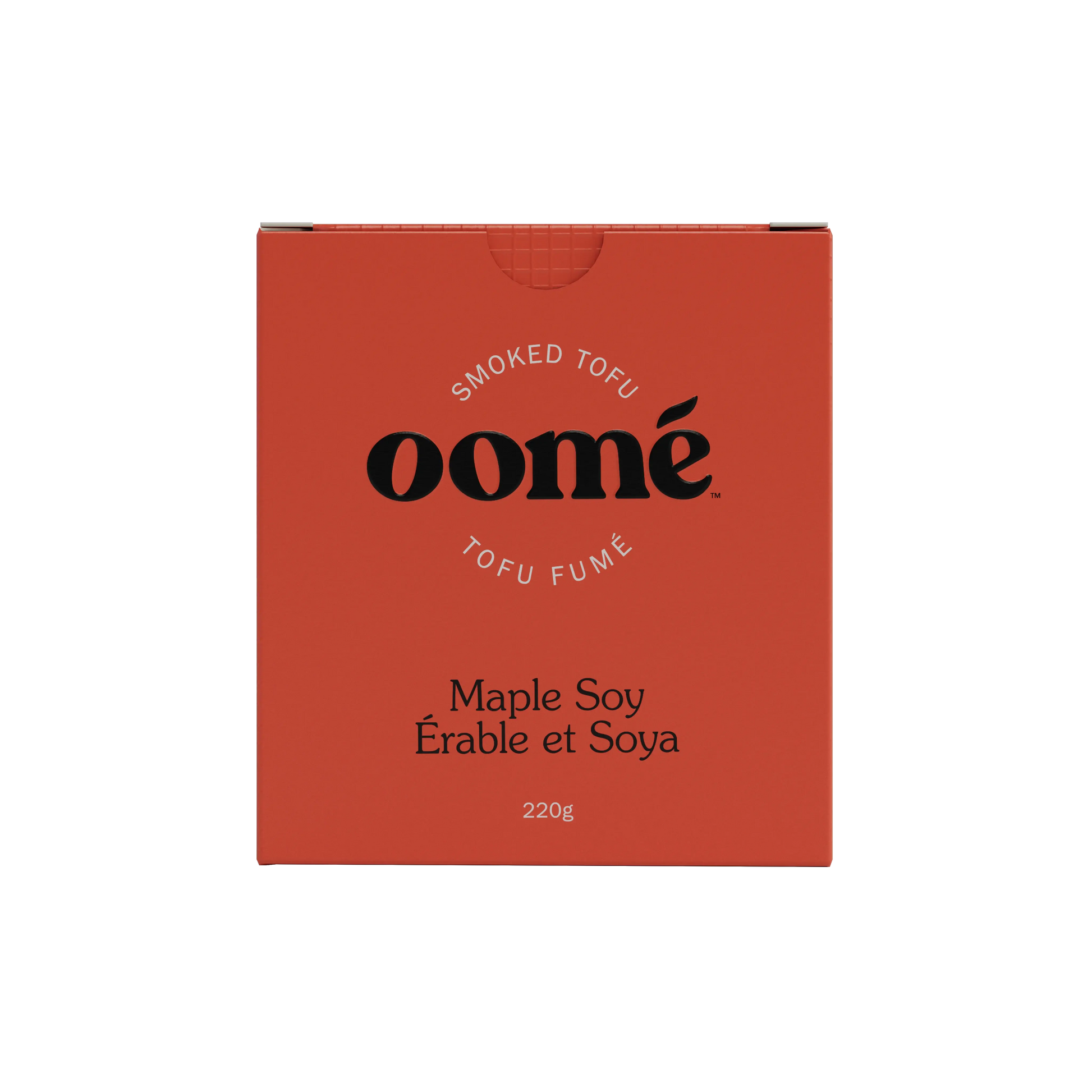 oome smoked tofu maple soy packaging front of pack